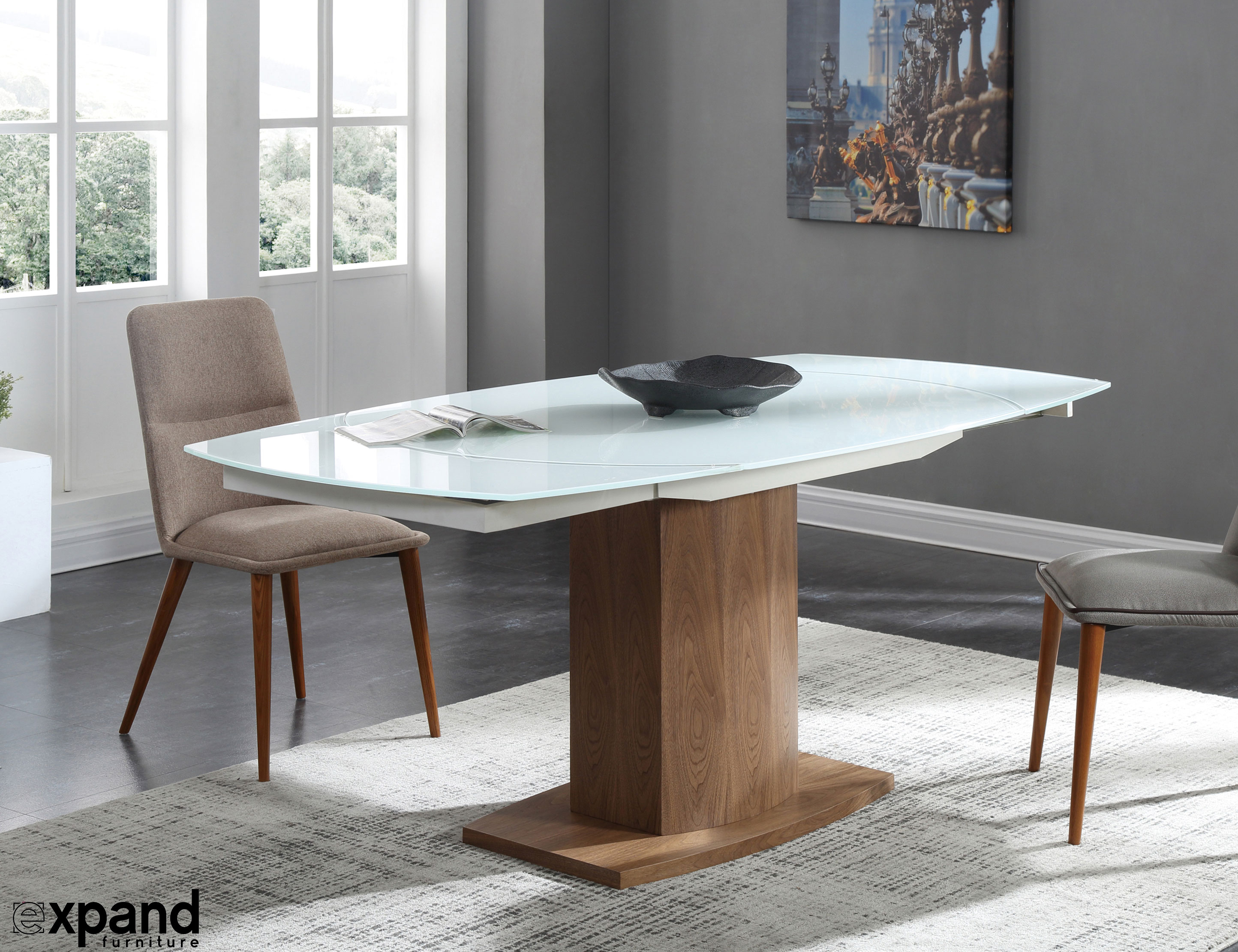extendable oval kitchen table
