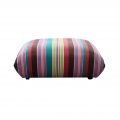 Basso colorful striped ottoman designer bubble sofa module from front