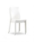 Bella White - Designer Stackable Chairs, Set of 4 | Expand Furniture ...