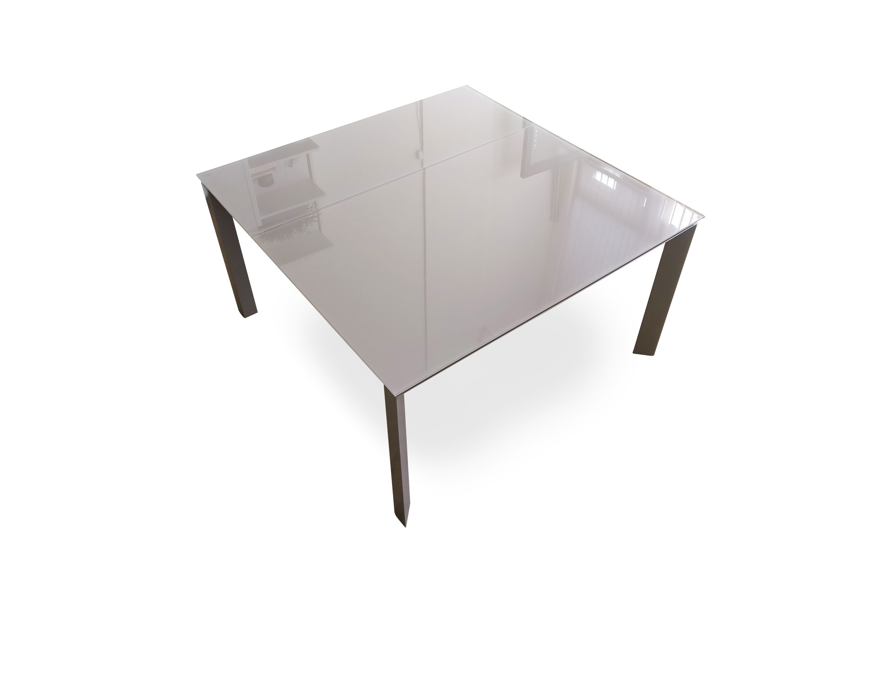 The Frame Rectangle To Square Extendable Table