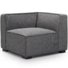 Soft Cube Modern grey sofa - Modular Corner Seat Module from angle