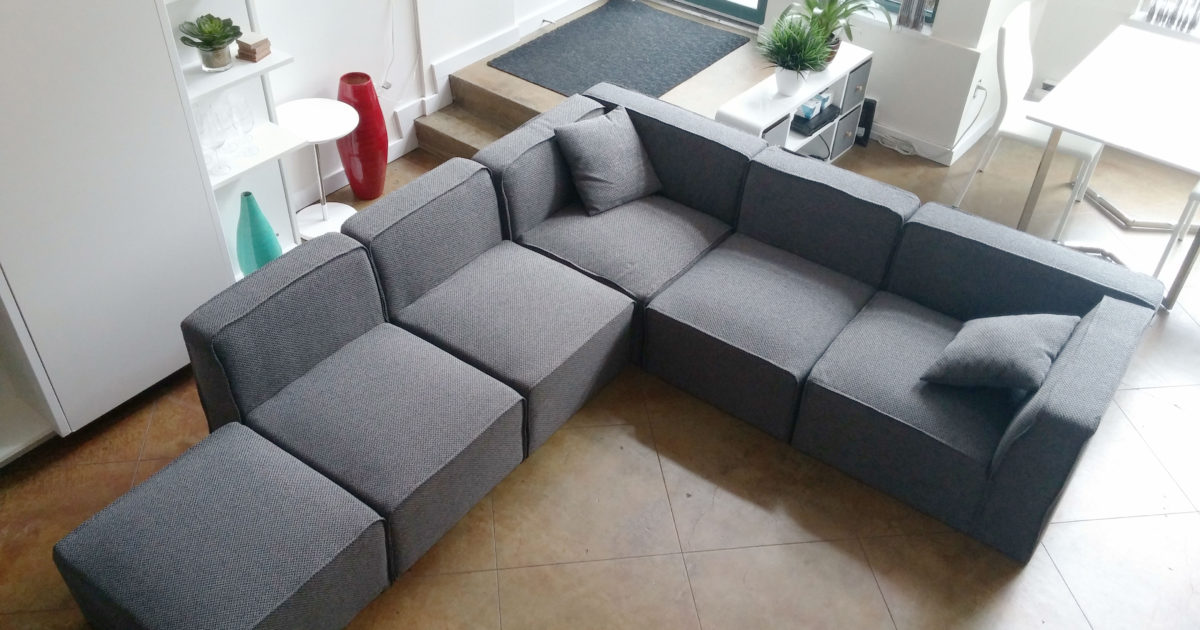 Soft Cube Modern Modular Sofa Set, Ready To Assemble Sofa Canada