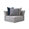 Stratus grey corner modular sofa with 3 cushions