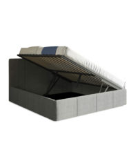 Reveal-King-storage-lift-bed-in-grey-with-open-storage