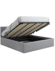 Reveal King under storage bed with deep extra large storage and king mattress on top