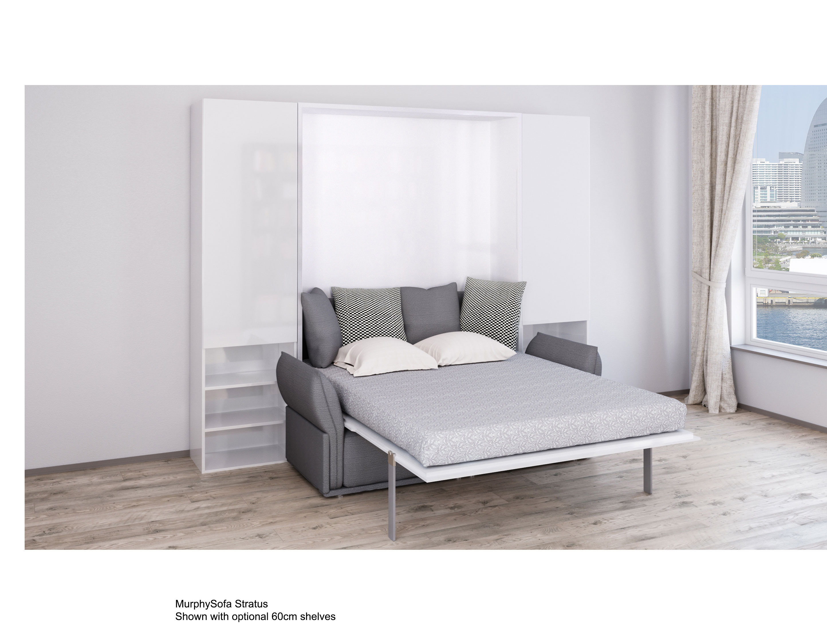 wall mounted bed with sofa price