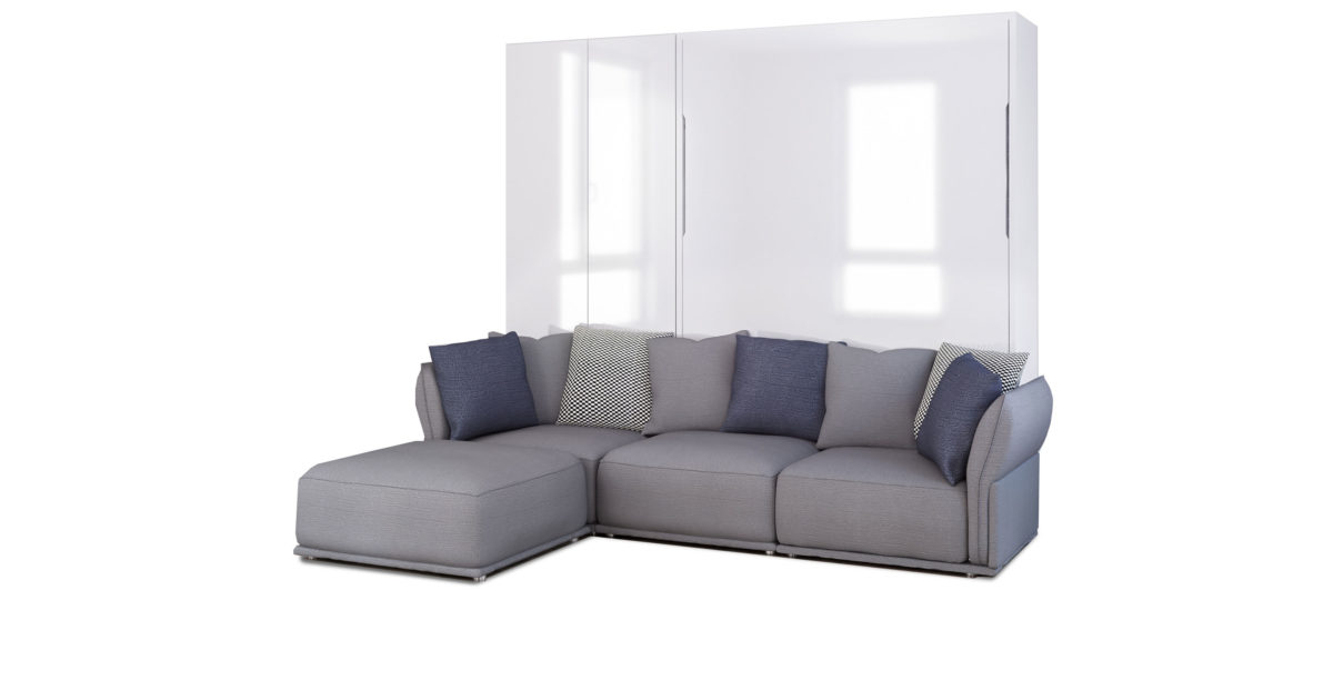 Queen Sectional Sofa Set, Wall Sofa Bed System