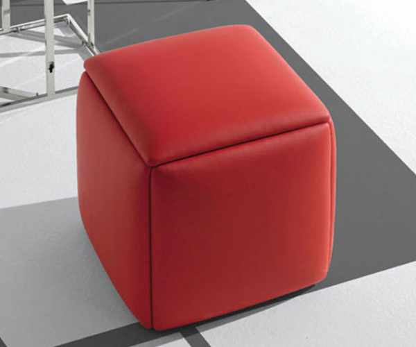Companion Cube 5 ottomans in 1 space saving seat solution