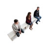 Scatola-compact-to-Extended-bench-with-people-sitting-on-it