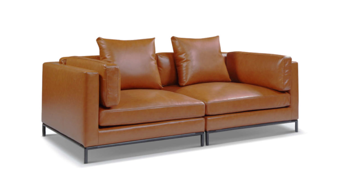 Migliore: Modern Love Seat Leather Sofa (US Only) - Expand Furniture ...