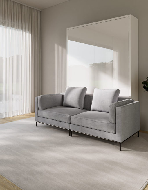 MurphySofa Migliore modern grey sofa wall bed combo