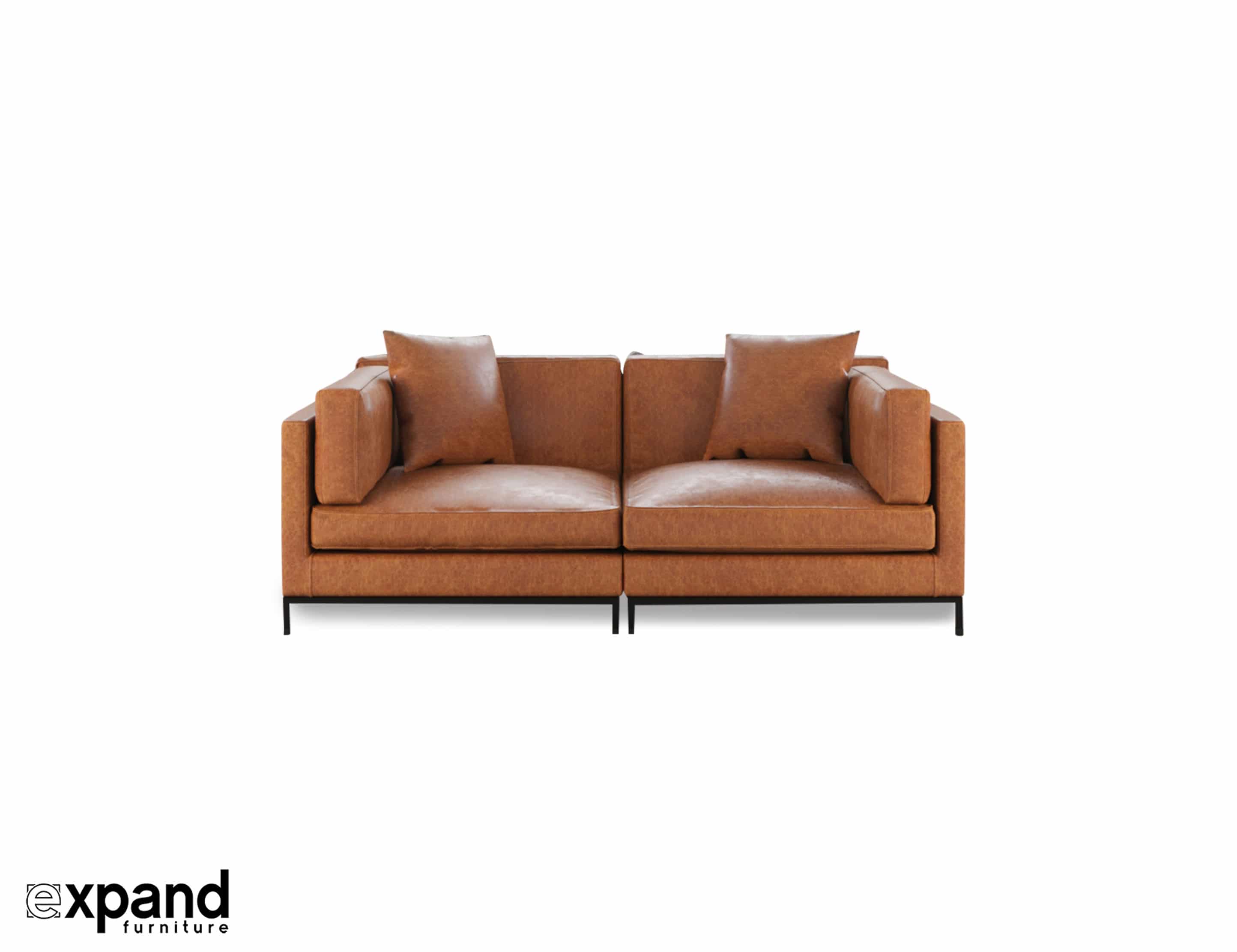 modern love seat and sofa leather set