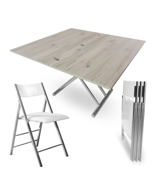 The Alzare Raising Coffee Dining Table Set