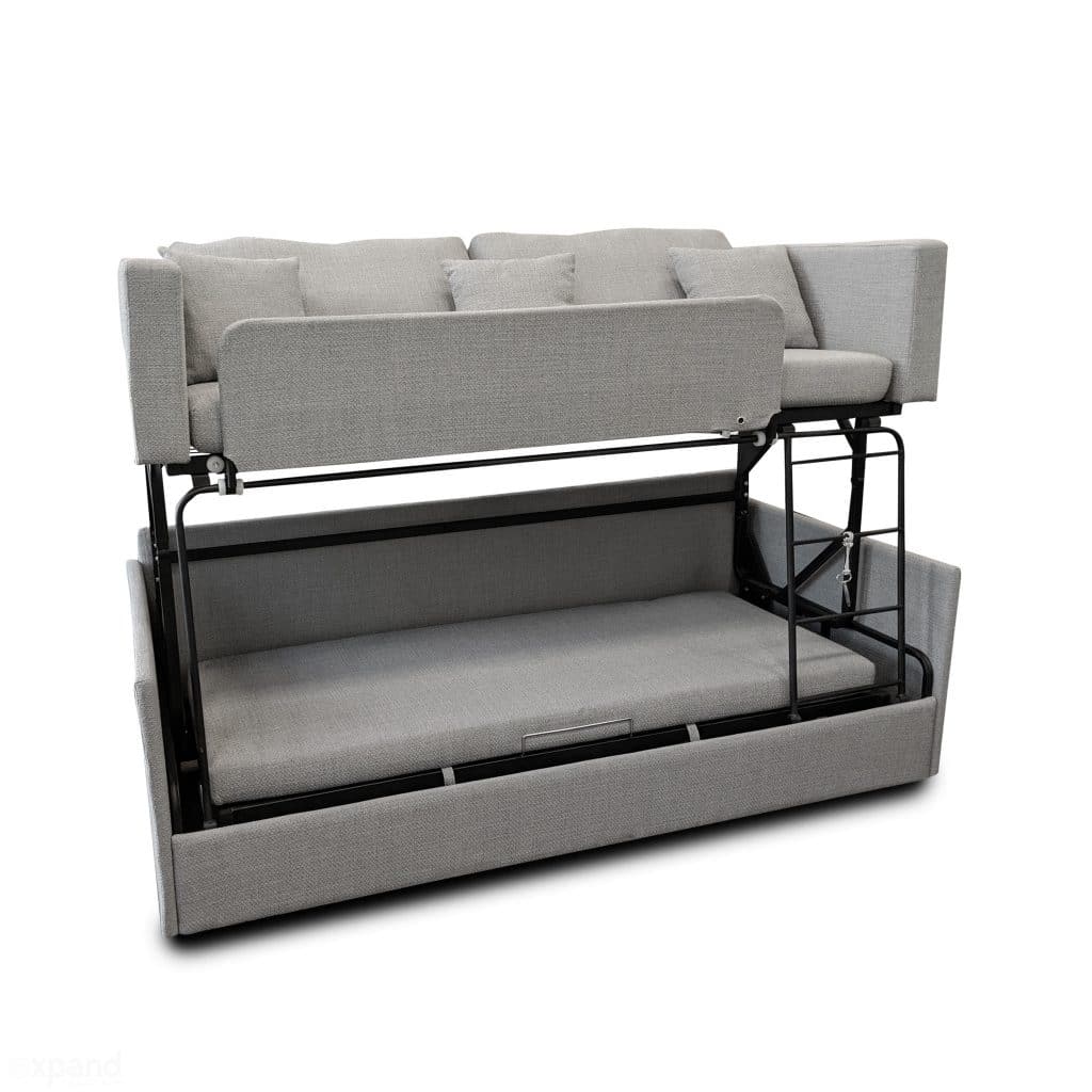 Dormire Sofa Couch Bunk Bed Transformer Open In Bunk Bed Mode 1024x1024 