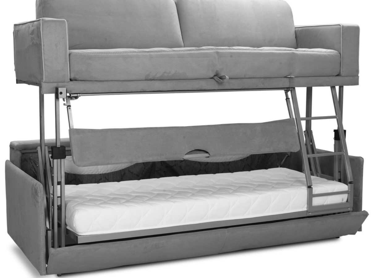 Bunk Bed Couch Transformer, Bunk Bed With Futon Couch