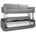 Dormire v2 from Italy - Bunk bed couch combination double decker sofa sleeps 2 adults