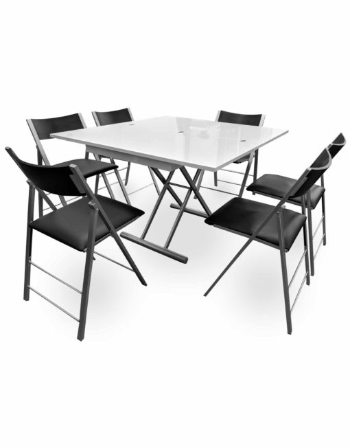 The Alzare Raising Coffee Dining Table Set