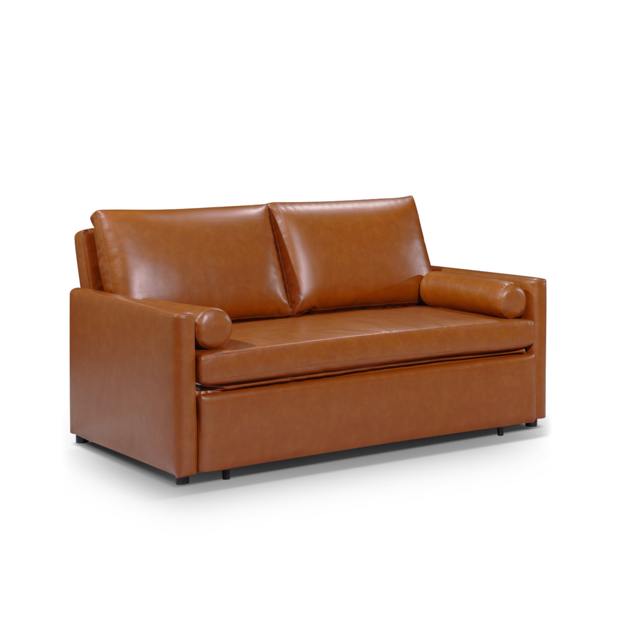 Harmony Sofa Bed Queen Eco Leather, Leather Bed Sofa