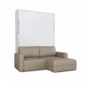 Pu-Taupe-leather-sofa-with-white-matte-wall-bed-MurphySofa-Minima