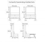 Compatto – Freestanding Wall Bed Sofa - Expand Furniture - Folding ...