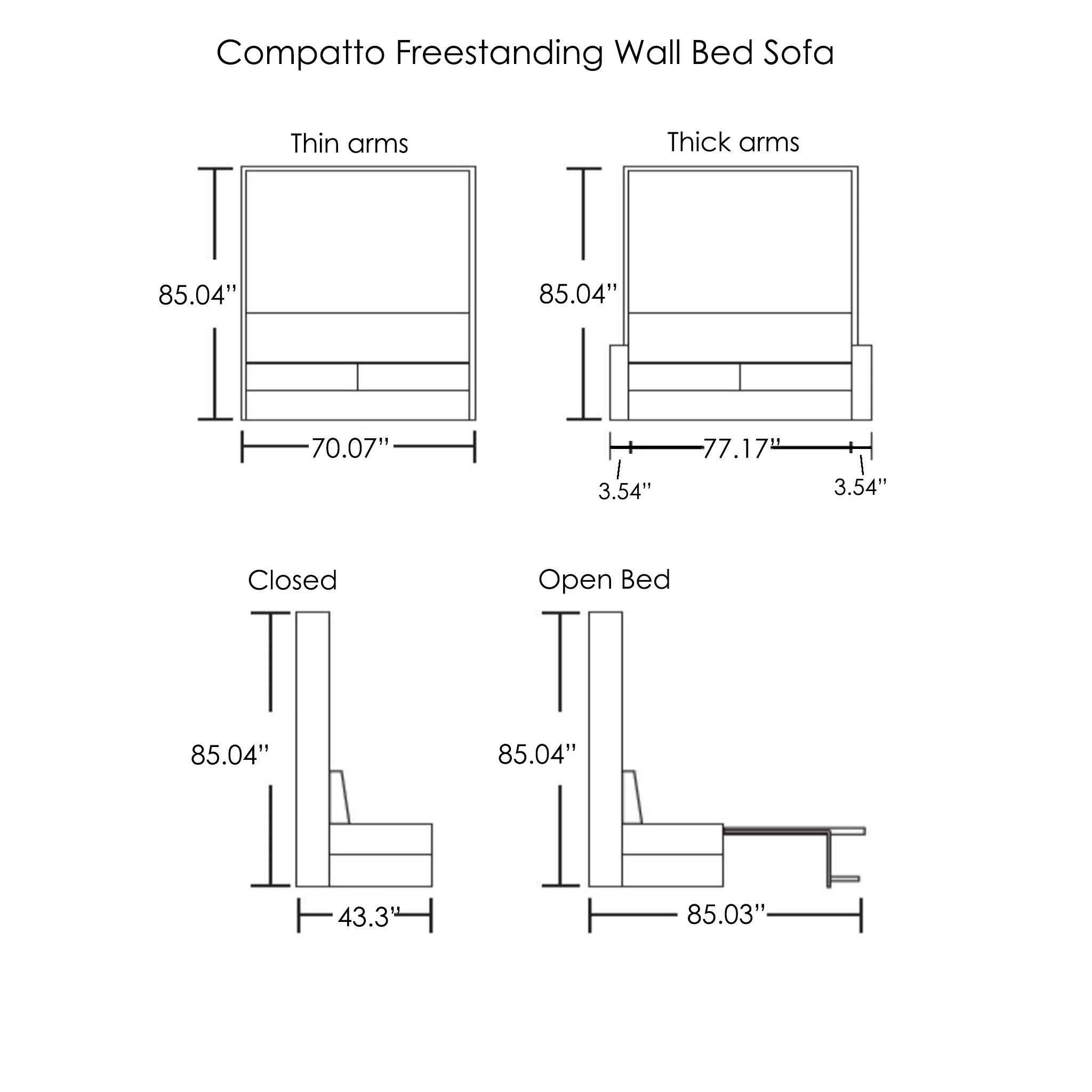 Murphy Bed Floor Plan - Everything Furniture