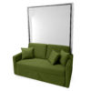 Free standing no mount wall bed sofa from italy
