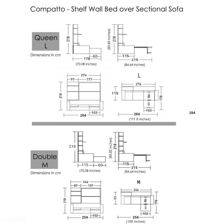 New-Compatto-Shelf-Wall-Bed-over-Sectional-Sofa-dimensions-2023