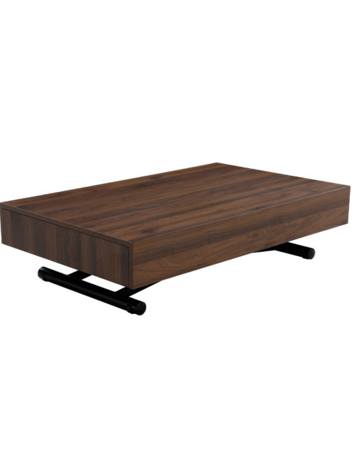 Resourceful Furniture - Span Table lifts and extends - Chocolate walnut