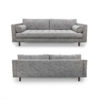 Scandormi-Modern-Designer-Tufted-Sofa-in-Grey-Weave-fabric-with-bolster-pillows