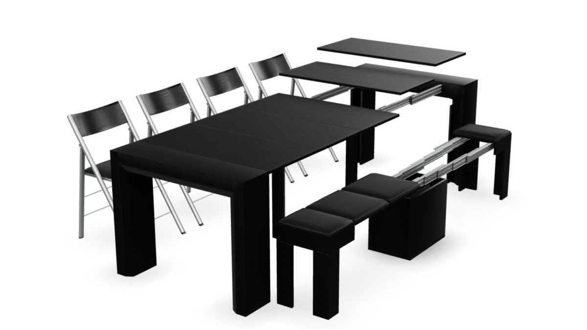 Ultimate Space Saving Dining Table Set - Expand Furniture - Folding Tables,  Smarter Wall Beds, Space Savers