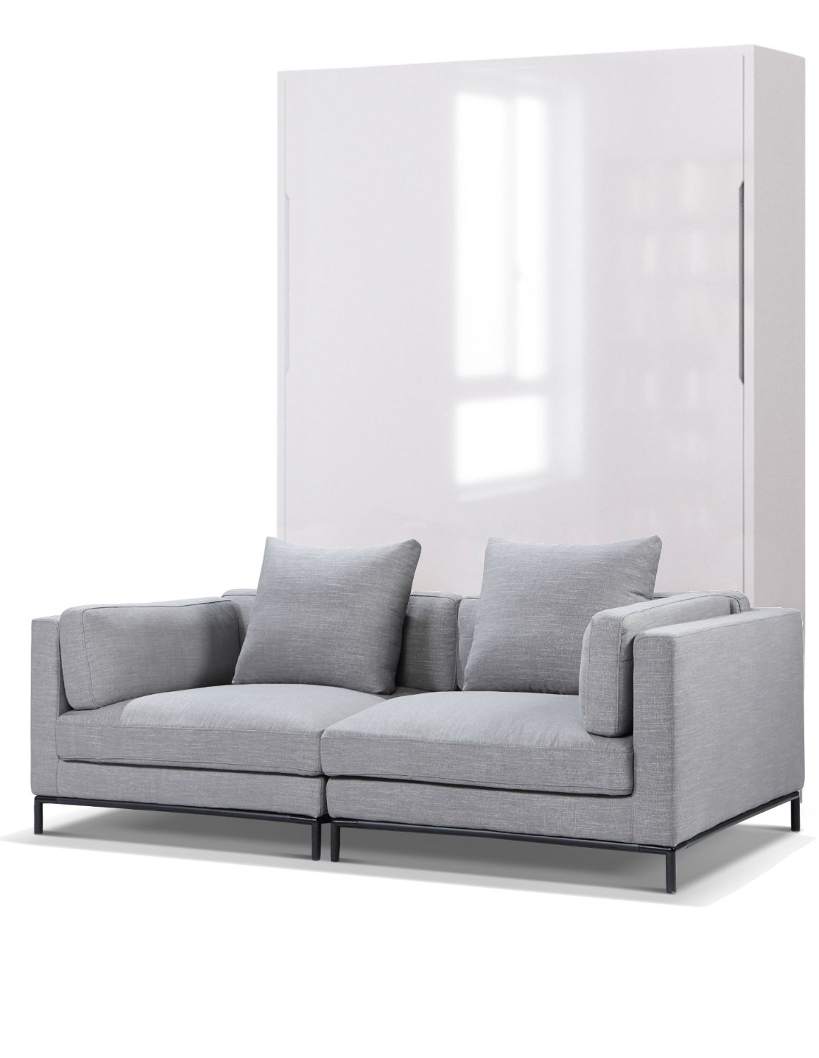 Puro al límite accesorios MurphySofa Migliore: 2 Seat sofa in Fabric - Expand Furniture - Folding  Tables, Smarter Wall Beds, Space Savers