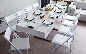 Expandable Space Saving Dining Table In NY