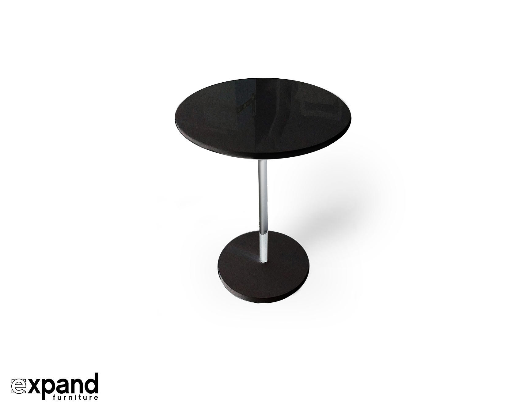Minima Small Round Table Expand, Small Round Black Table
