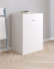 Cove - Extendable transforming Office Desk compacted in white
