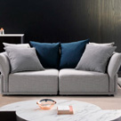 Gray modular sofa bed