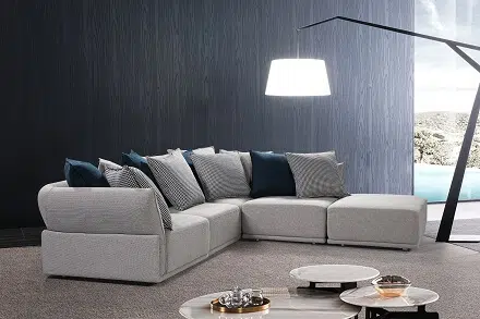 High-Quality Gray Space-Saving Sofa For Sale In Dallas, TX