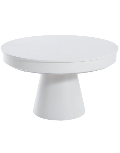Compass in white wood rotating expanding table