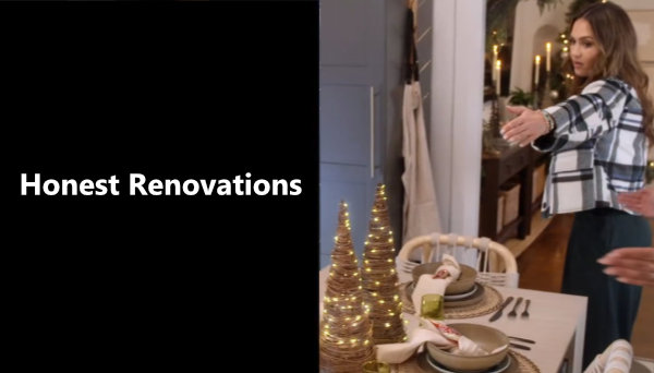 Honest renovations holiday makeover table jessica alba