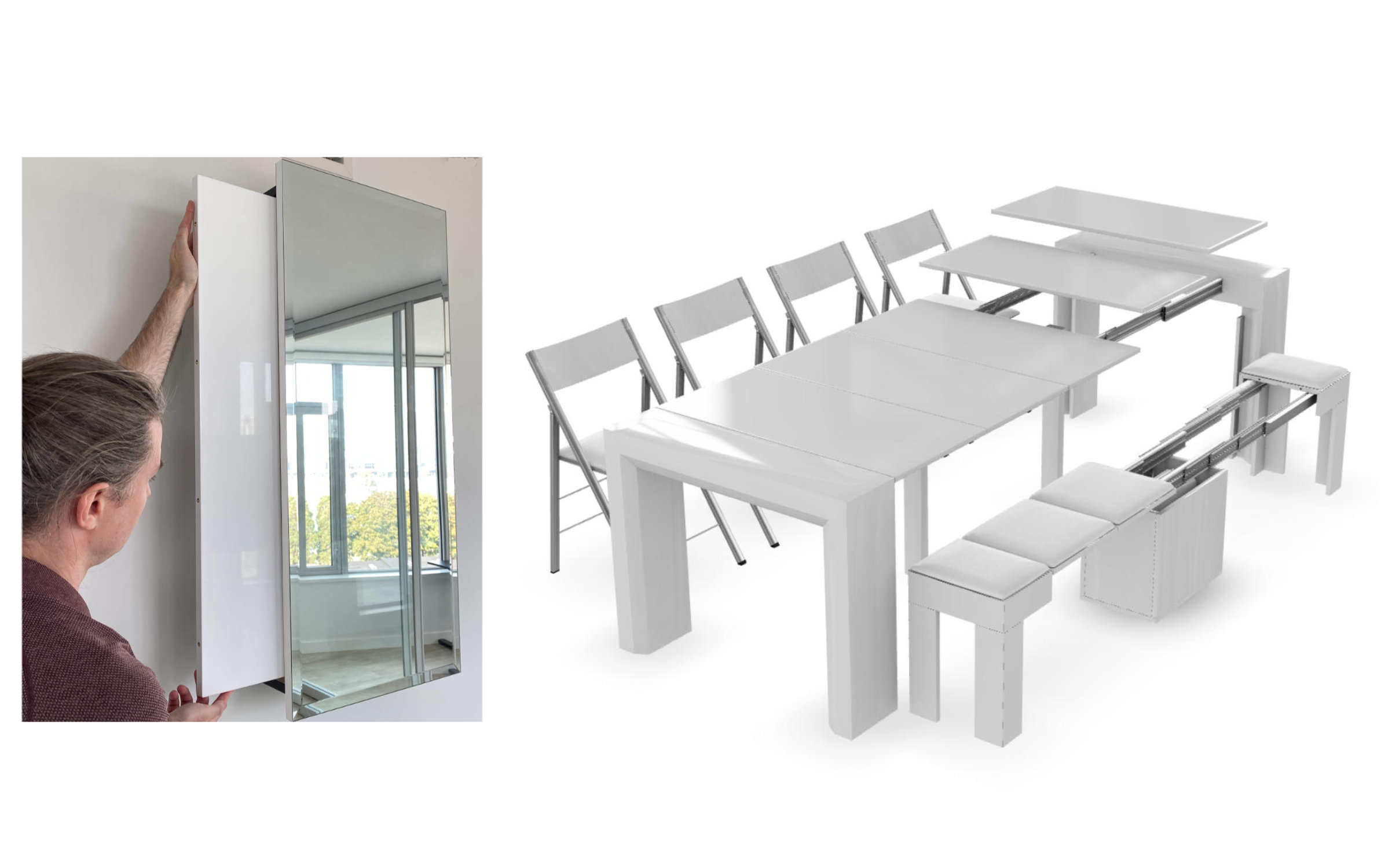 Ultimate dining set Expand Furniture with free mirror deals